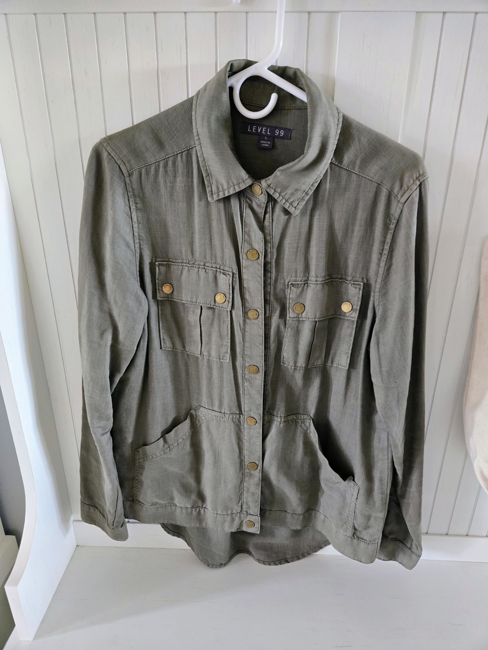 Level 99 Women's Olive Utility Jacket